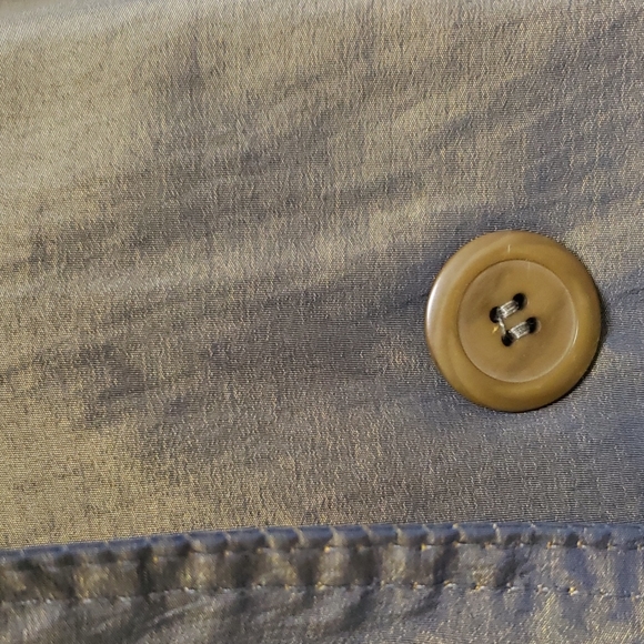 Vintage Degrees green iridescent trench coat - Picture 13 of 16